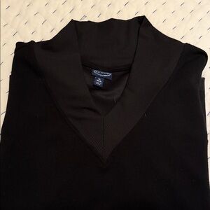 Scoop NYC Women's Black V-Neck Sweatshirt